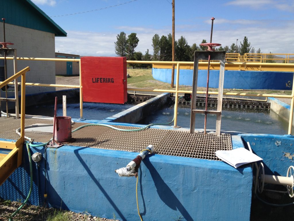 Chlorine contact chamber